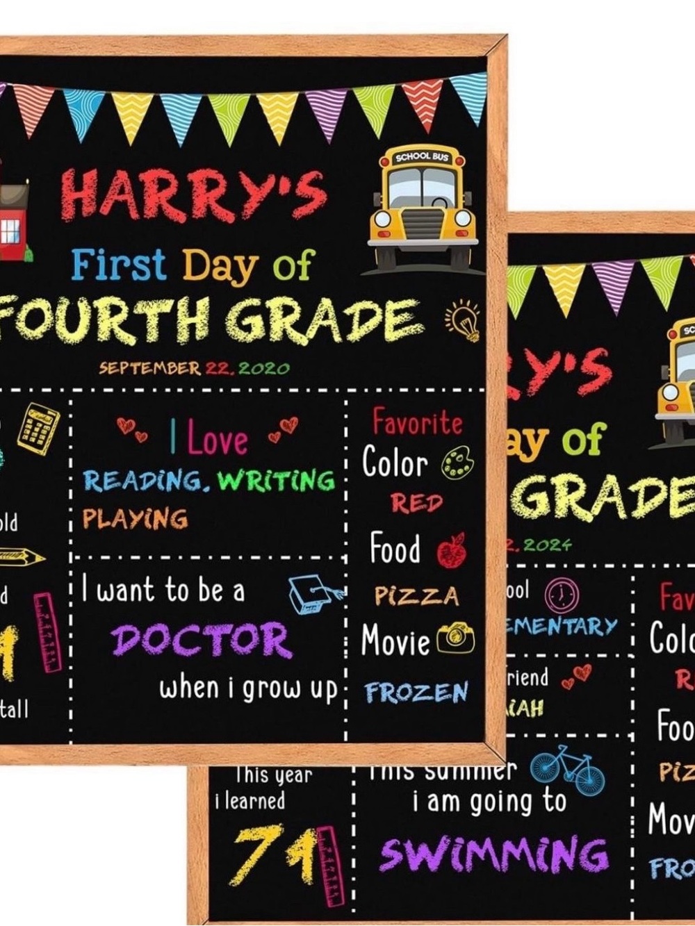 School Chalkboard Sign